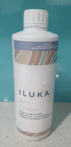 bottle of iluka bliss mineral salts