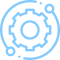 illustration of a gear in motion